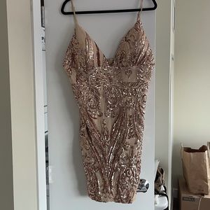Fashion Nova sexy sequin mini dress